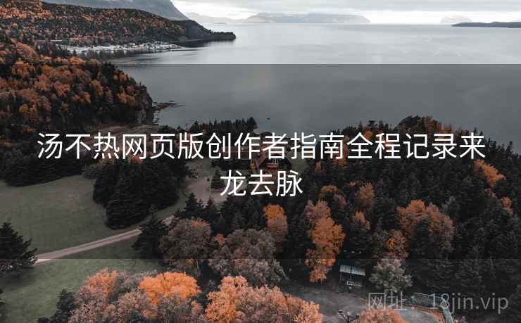 汤不热网页版创作者指南全程记录来龙去脉