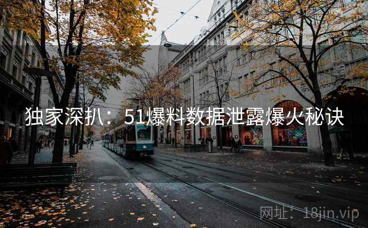 独家深扒：51爆料数据泄露爆火秘诀