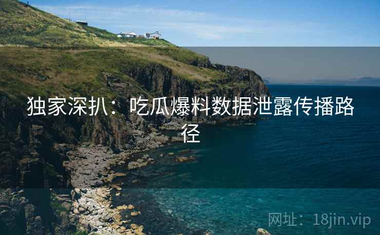 独家深扒：吃瓜爆料数据泄露传播路径